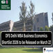 DBE DU MBA Business Economics 2026 PI Calls Out on March 22; Check PI Schedule Here